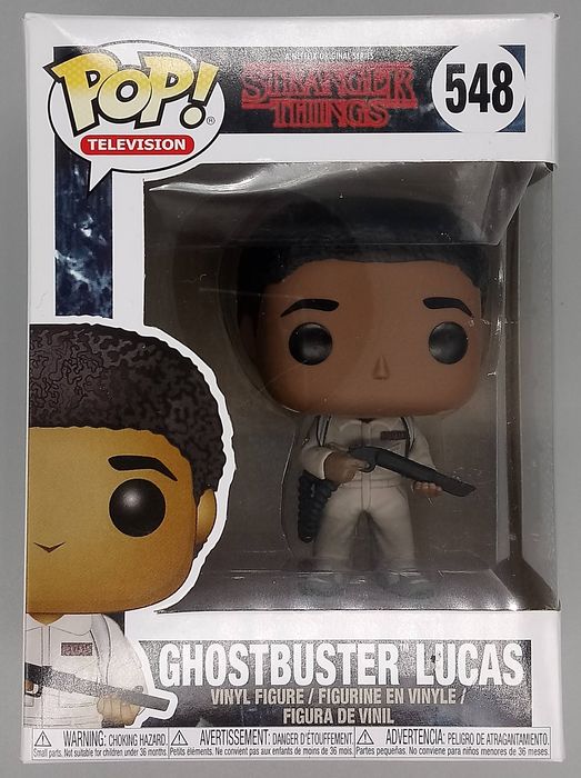 548 Ghostbuster Lucas - Stranger Things - Box Damaged Funko POP Funko