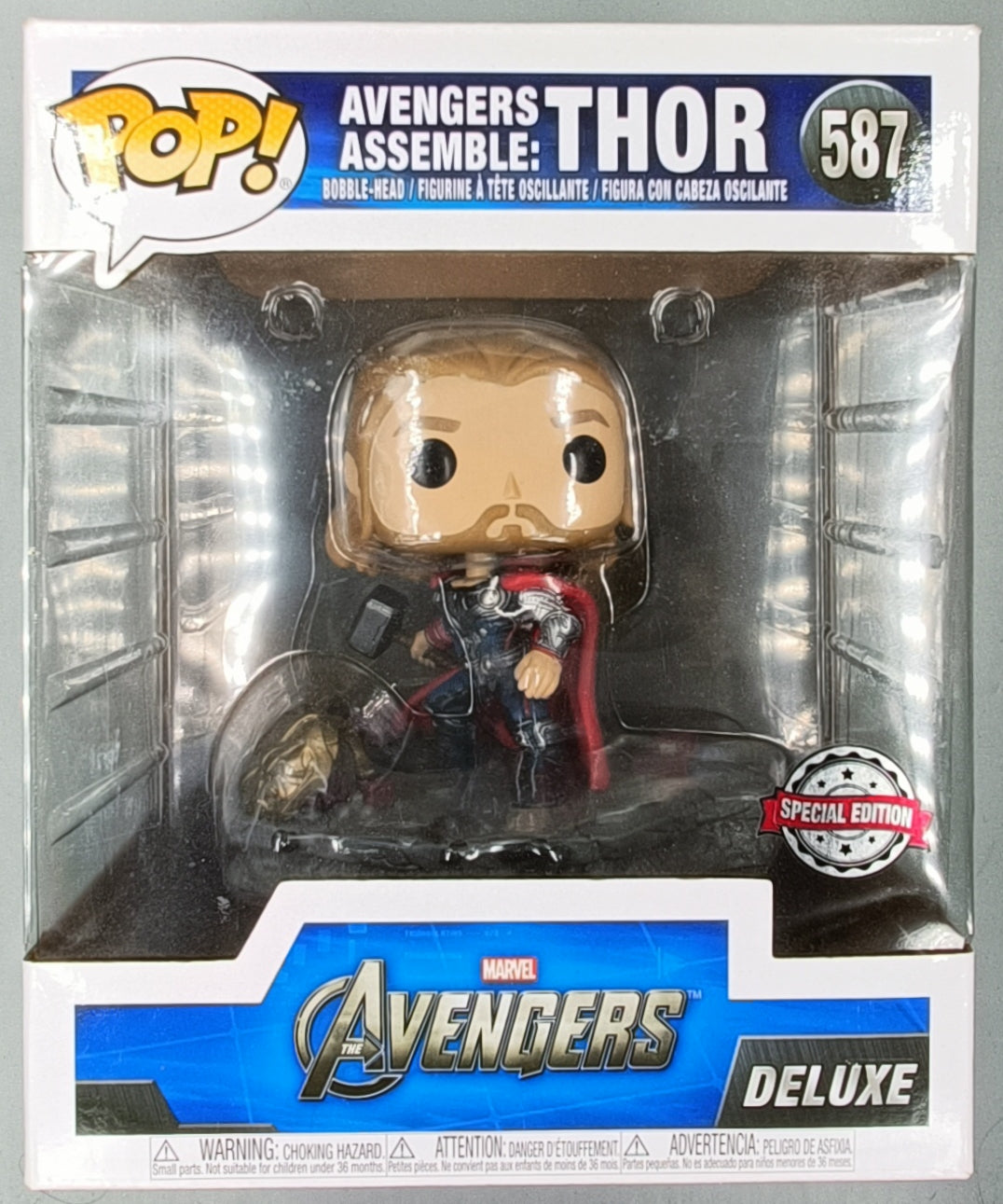 587 Avengers Assemble: Thor - Deluxe - Marvel - Box Damaged Funko POP Funko