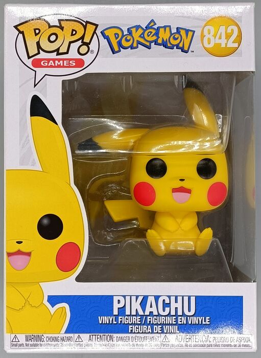 842 Pikachu (Sitting) - Pokemon Funko POP Funko