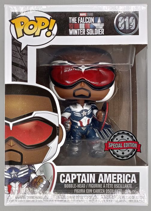 819 Captain America (Wings) Marvel Falcon & Winter Soldier Funko POP Funko