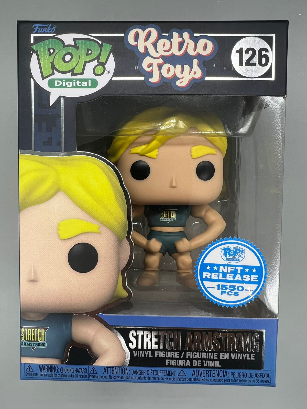 126 Stretch Armstrong Digital 1550pc LE - Retro Toys Funko POP Funko