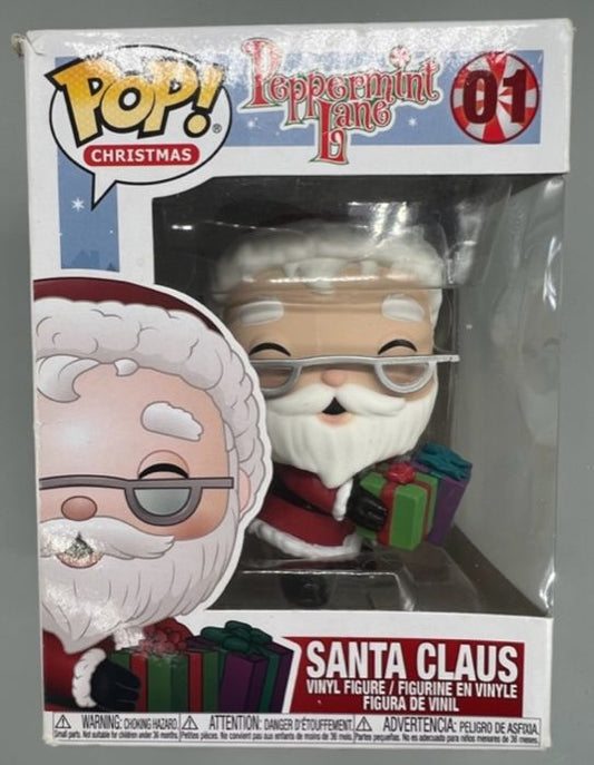 01 Santa Claus - Peppermint Lane - Christmas Funko POP