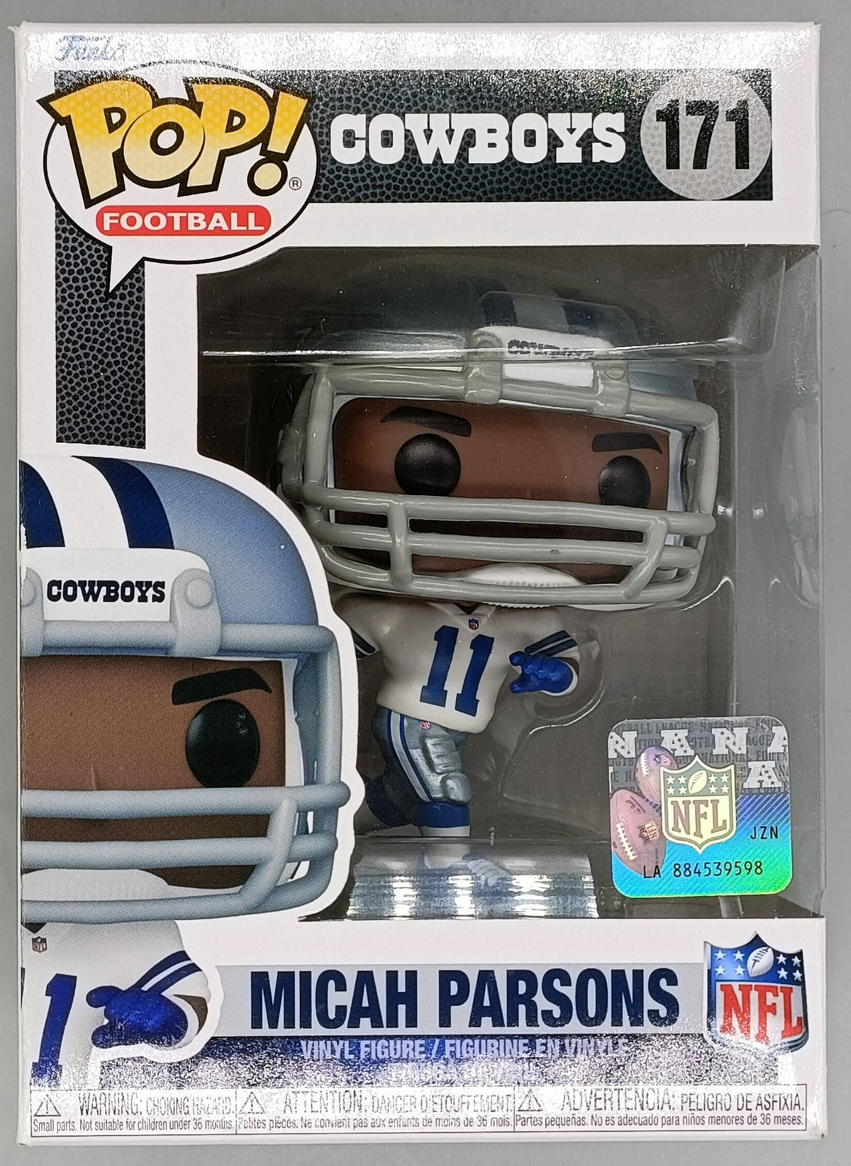 171 Micah Parsons - NFL Dallas Cowboys - Funko POP - Box Damaged Funko