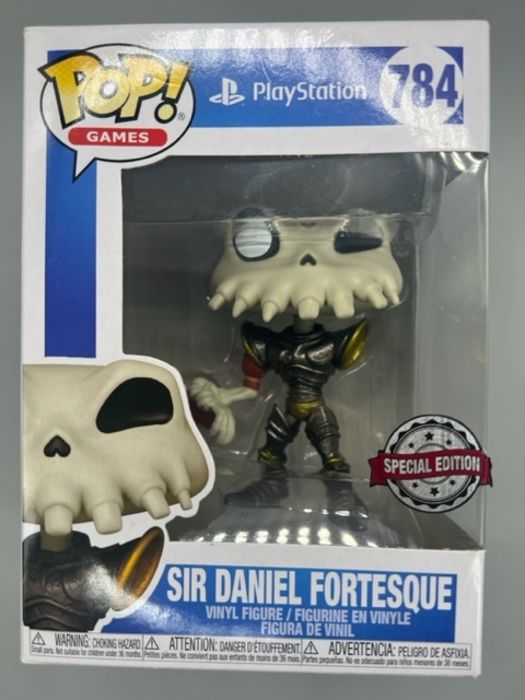 784 Sir Daniel Fortesque - Playstation MediEvil - Box Damaged Funko POP Funko