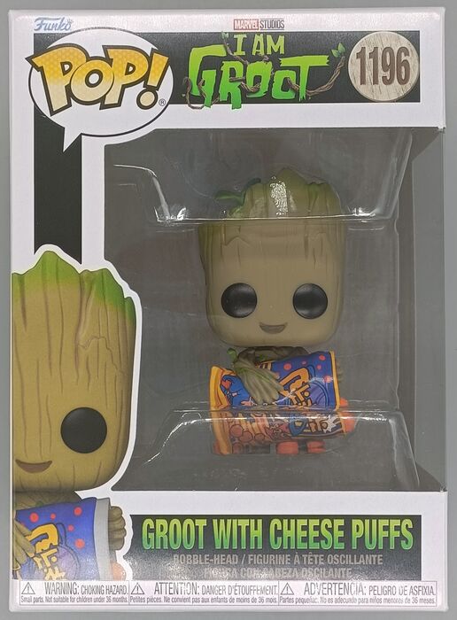 1196 Groot with Cheese Puffs - Marvel I Am Groot Funko POP