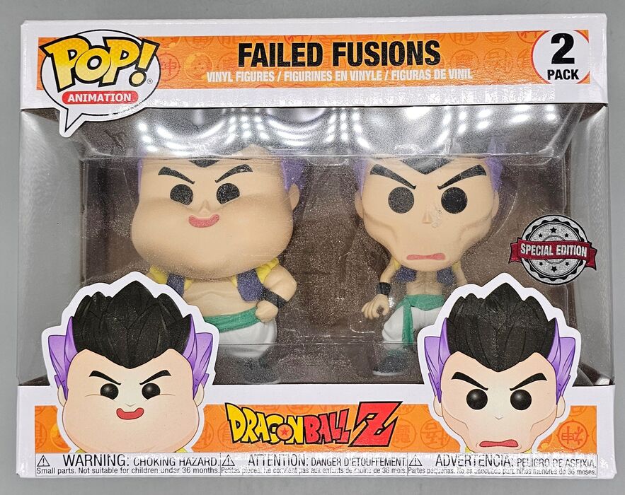 2 Pack Failed Fusions - Dragon Ball Z - Box Damaged Funko POP Funko