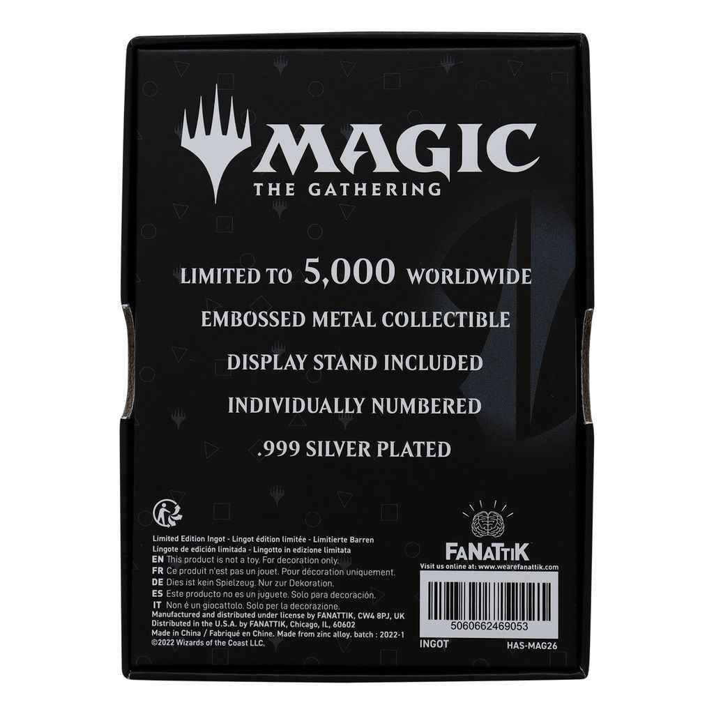 Magic the Gathering Limited Edition .999 Silver Plated Kaya, Ghost Assassin Ingot
