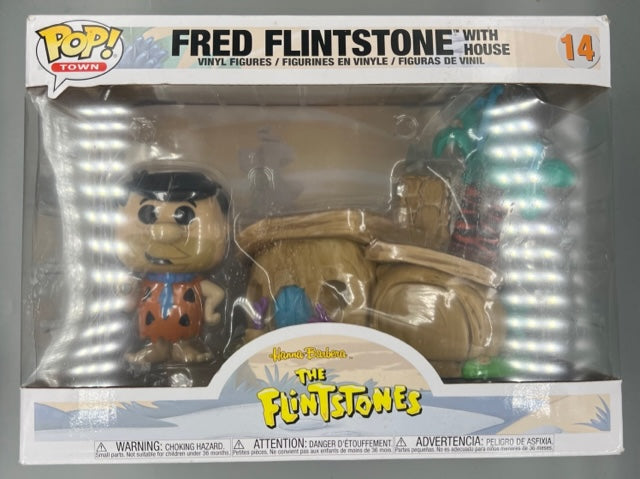 14 Fred Flintstone (with House) Town - Flintstones Funko POP - Box Damaged Funko