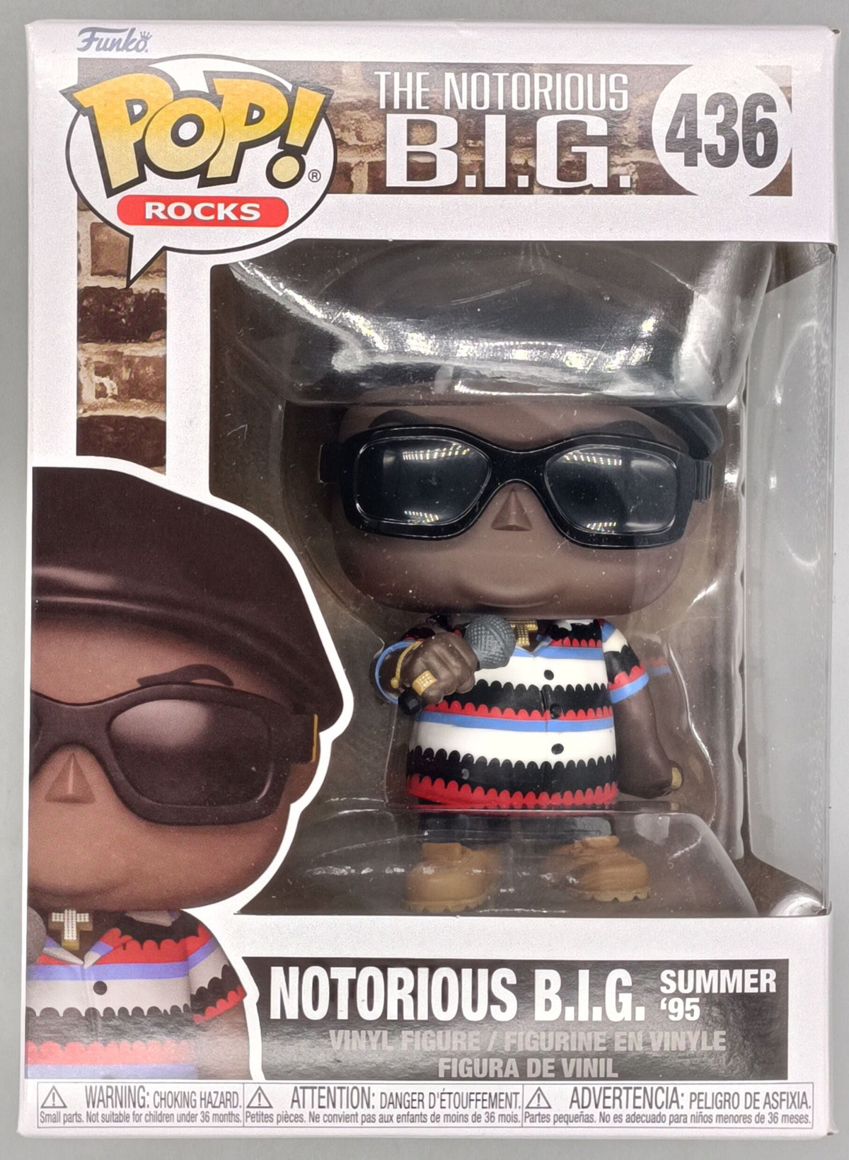 436 Notorious B.I.G - Beat The Summer Jam 95 - Box Damaged Funko POP Funko