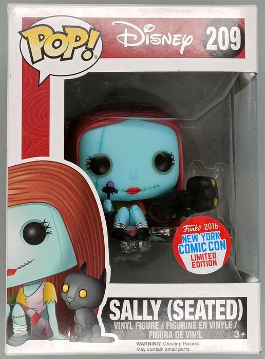 209 Sally (Seated- w/ Cat) Disney TNBC - 2016 - Box Damaged Funko POP FanofThings.co.uk