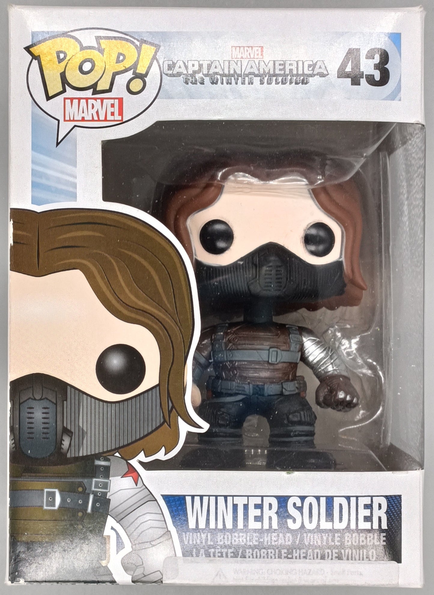 43 Winter Soldier (Unmasked) Marvel Captain America Box Damaged Funko POP Funko