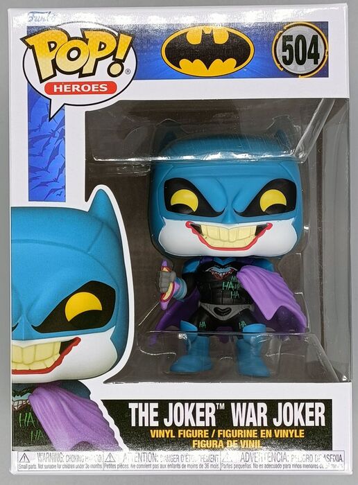 504 The Joker War Joker - DC Batman War Zone Funko POP - Brand New