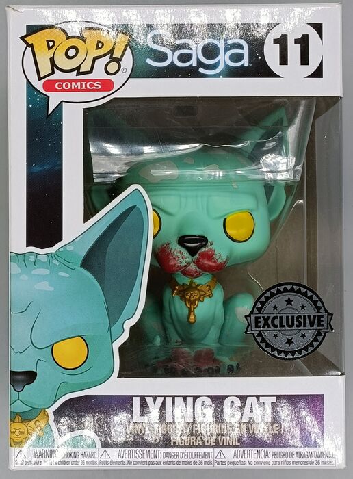 11 Lying Cat (Bloody) - Comics - SAGA Exclusive - Box Damaged Funko POP Funko