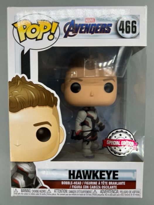 466 Hawkeye (Team Suit) Marvel Avengers Endgame Box Damaged Funko POP Funko