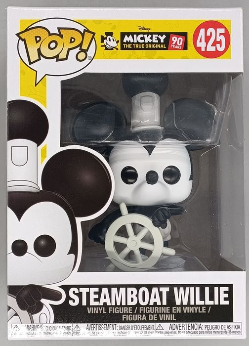 425 Steamboat Willie Disney Mickey's 90th Anniversary Funko POP Funko