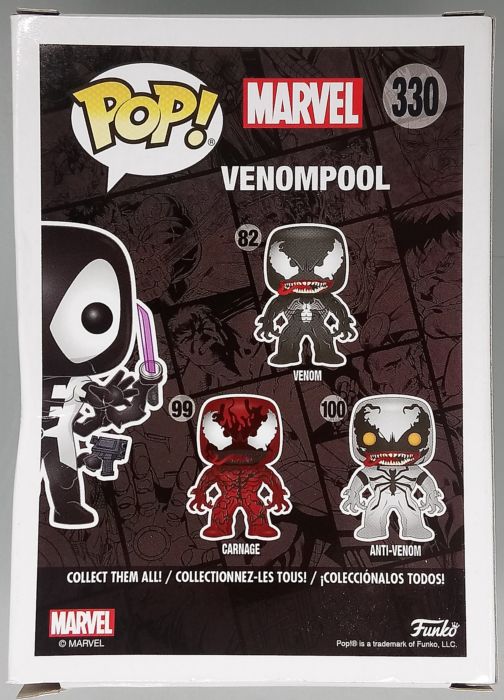330 Venompool (Back in Black) - Marvel Funko POP - Box Damaged