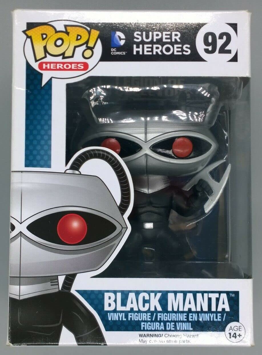 92 Black Manta - DC Super Heroes - Funko POP - Box Damaged