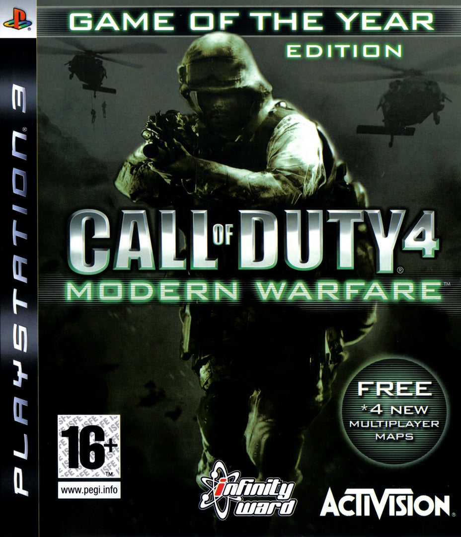 Call of Duty 4: Modern Warfare Game of the Year Edition for Sony Playstation 3 (PS3) PlayStation