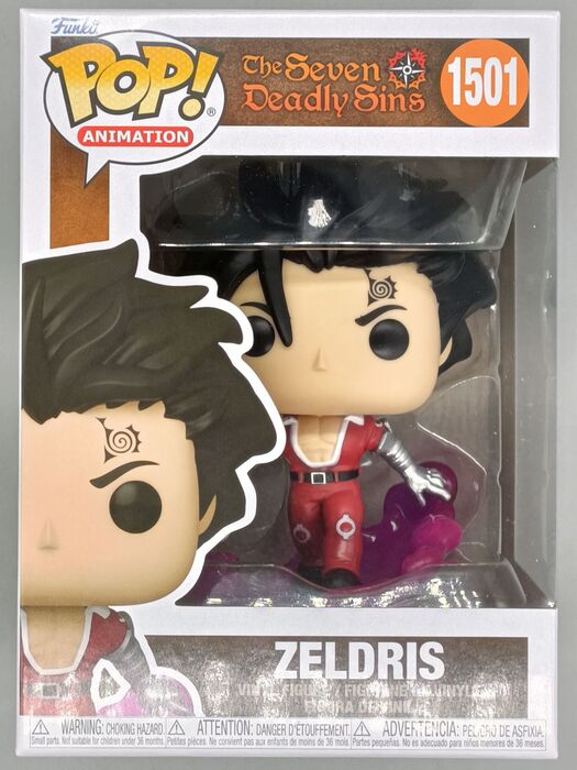 1501 Zeldris - The Seven Deadly Sins Funko POP - Brand New Funko