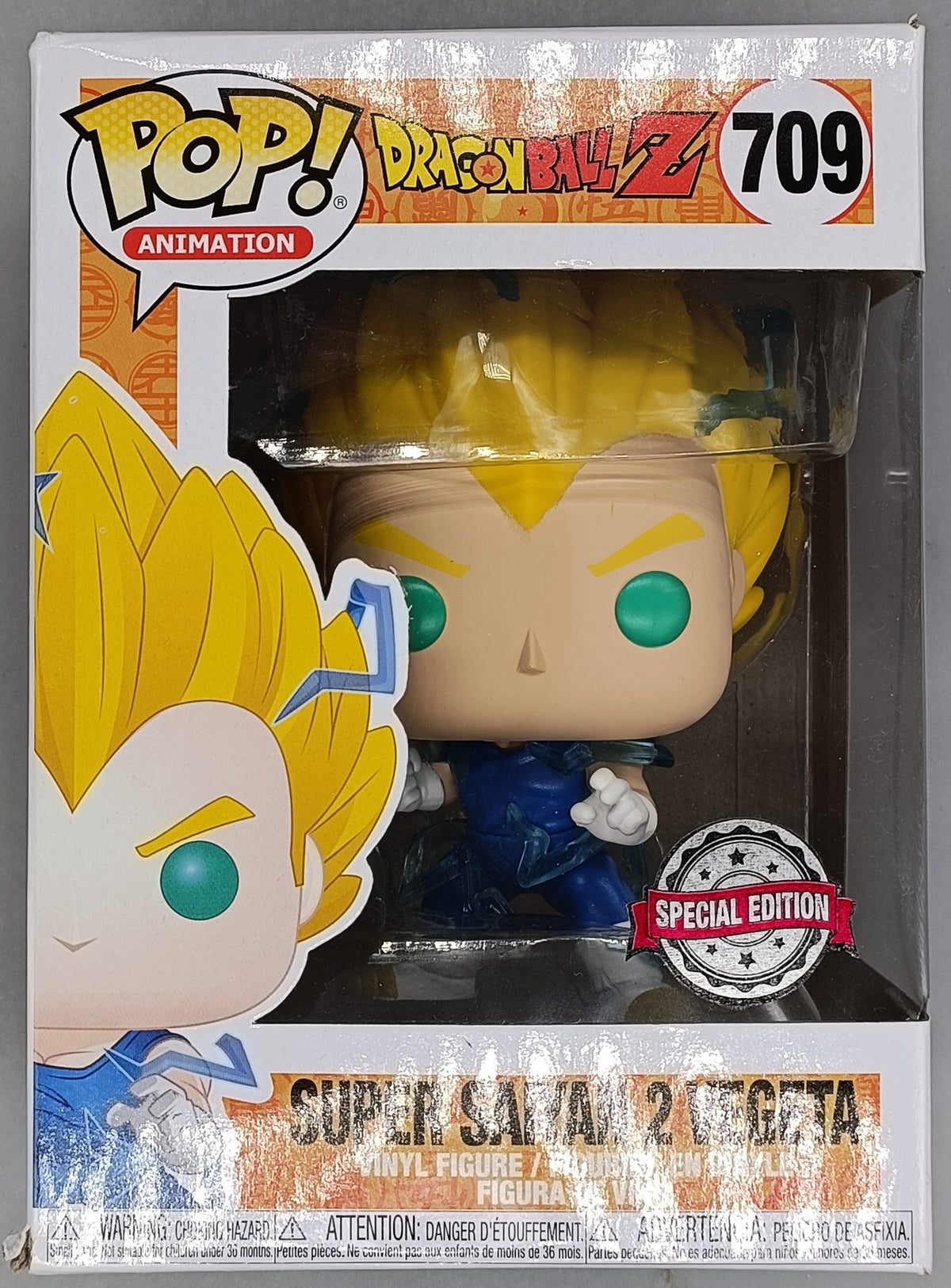 709 Super Saiyan 2 Vegeta Dragon Ball Z - Box Damaged Funko POP Funko