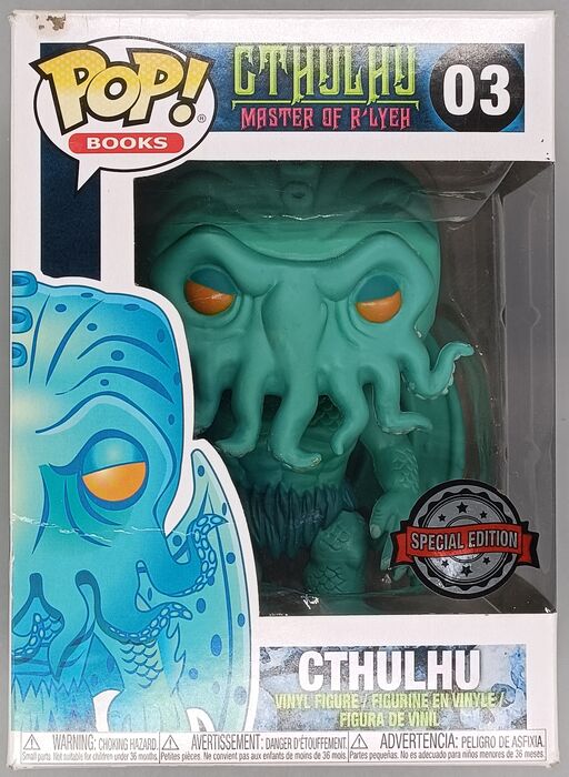 03 Cthulhu (Neon Green) - Books - Box Damaged Funko POP Funko