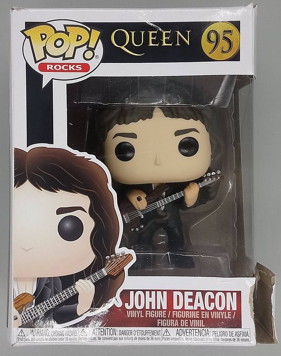 95 John Deacon - Queen - Rocks - Box Damaged Funko POP Funko