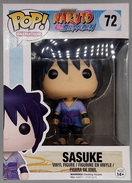 72 Sasuke - Naruto Shippuden - Box Damaged Funko POP Funko