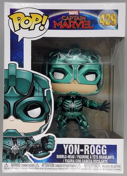 429 YonRogg (Star Commander) Marvel Captain Marvel Box Damaged Funko POP Funko