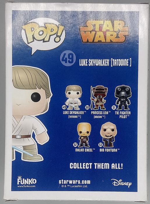 49 Luke Skywalker (Tatooine) - Star Wars - Box Damaged Funko POP