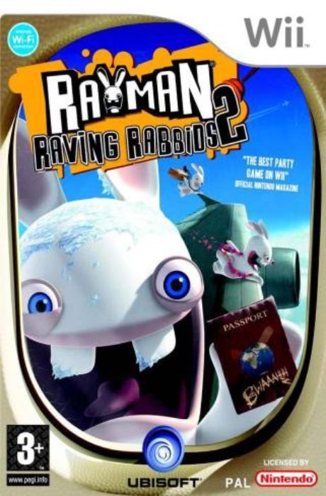 Rayman Raving Rabbids 2 for Nintendo Wii/Wii-U Nintendo
