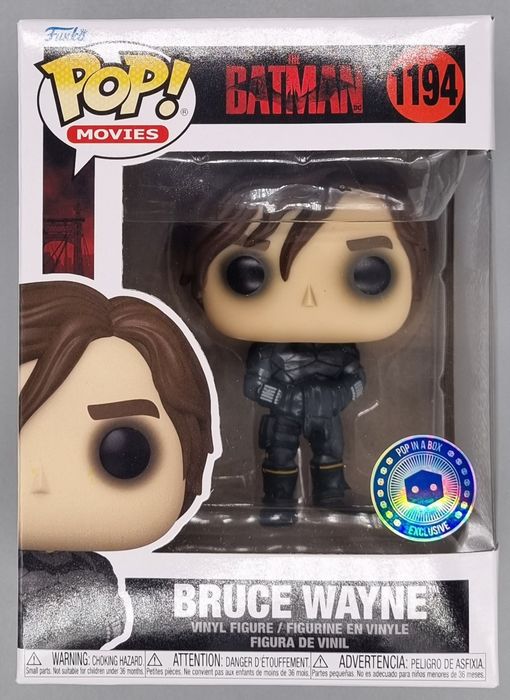 1194 Bruce Wayne (Unmasked) DC - The Batman Funko POP Funko