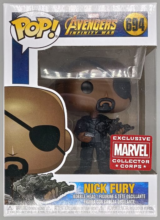 694 Nick Fury (Snapped) Marvel Avengers Infinity War MCC Funko POP Funko