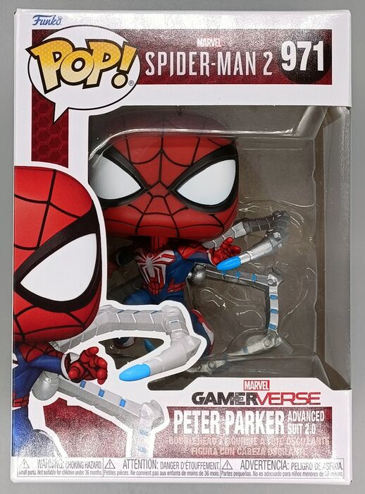 971 Peter Parker Advanced Suit 2.0 - Marvel Spider-Man 2 Game - Brand New Funko POP Funko
