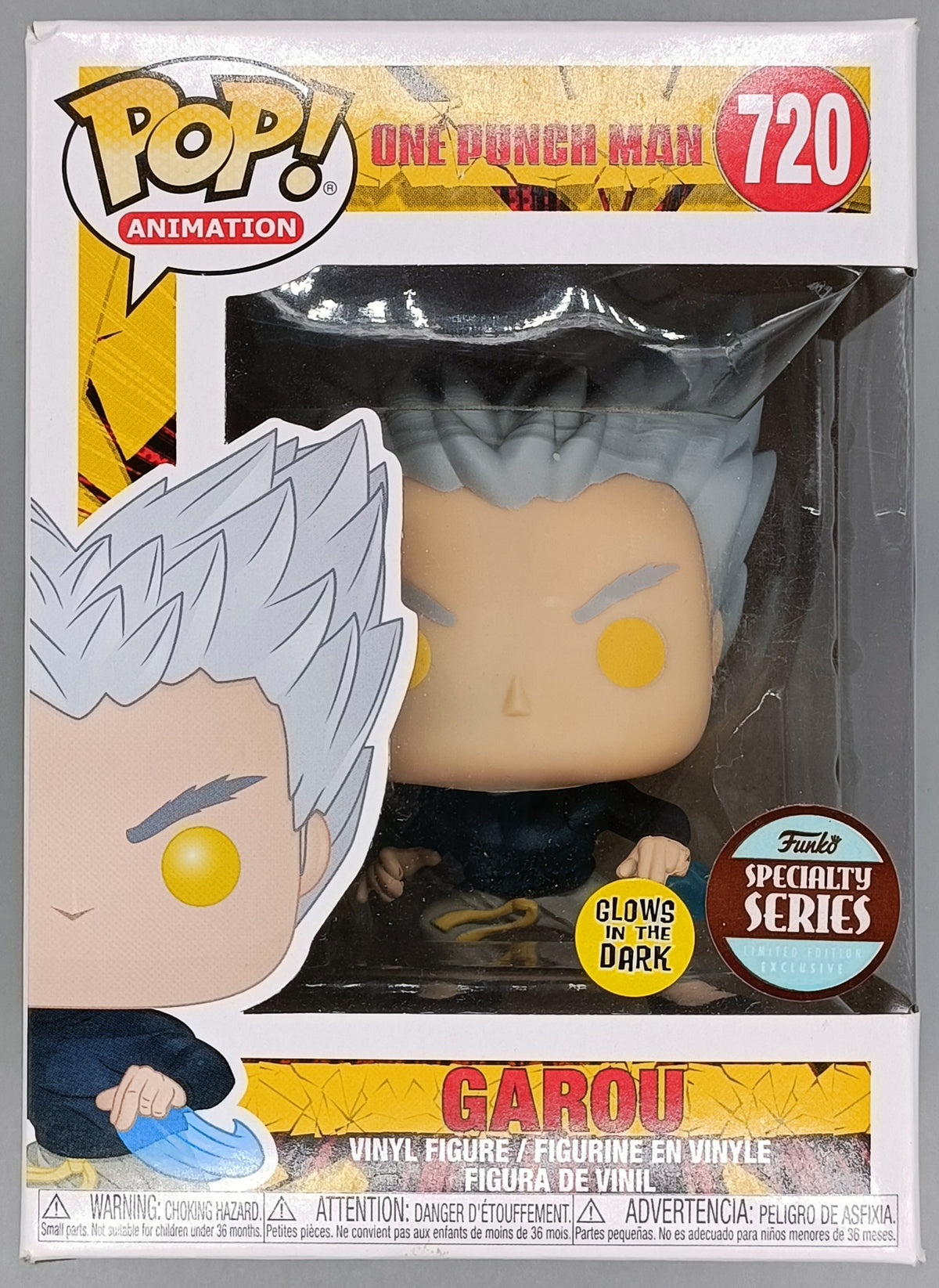 720 Garou - Glow - One Punch Man - Box Damaged Funko POP Funko