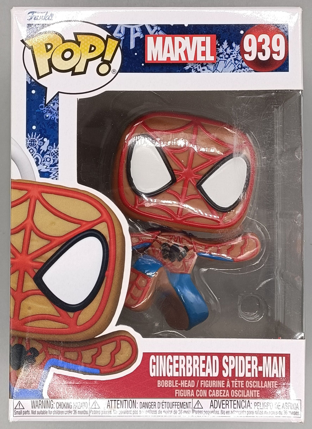 939 Gingerbread Spider-Man - Marvel Holiday Funko POP - Box Damaged Funko