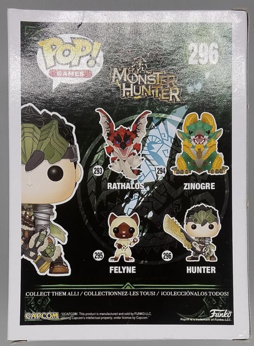 296 Hunter - Monster Hunter - Damaged Box Funko POP