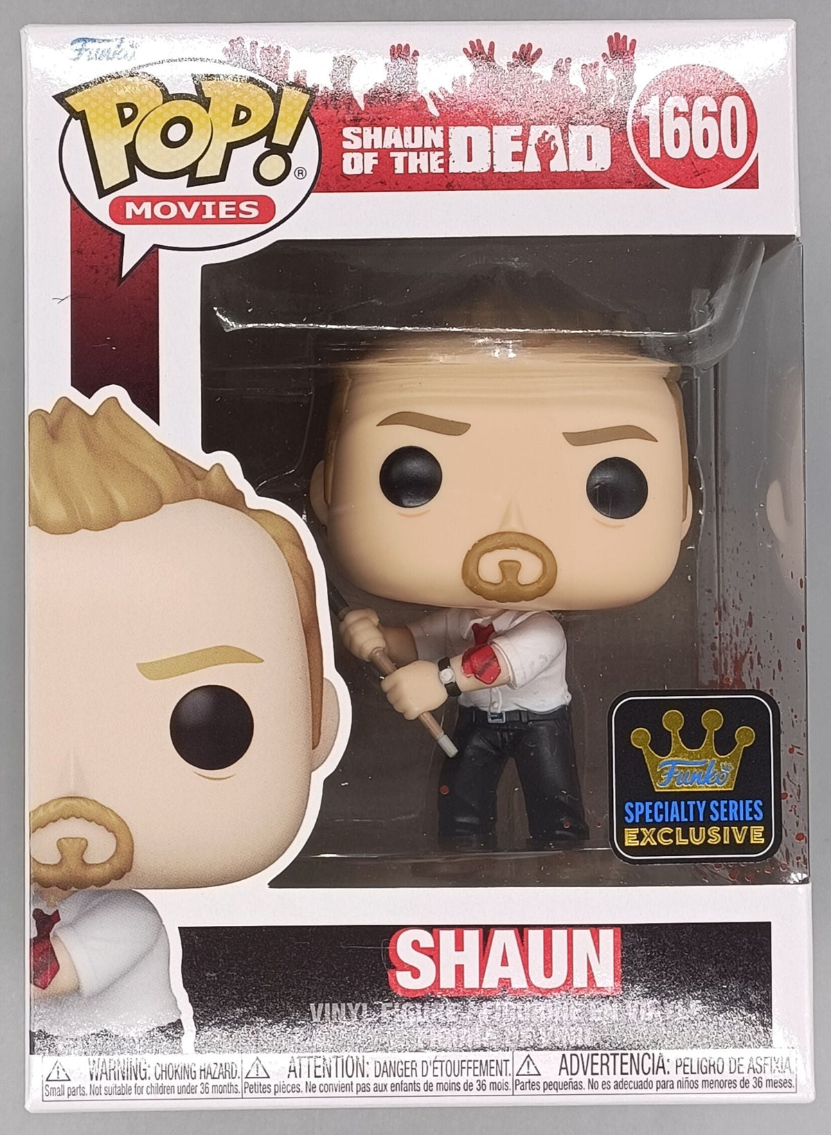1660 Shaun with Cue - Shaun of the Dead Funko POP - Brand New