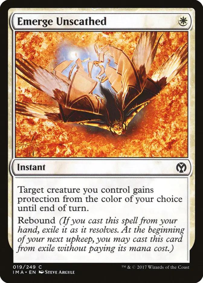 19 - Emerge Unscathed - Iconic Masters - Normal - Magic: The Gathering Card