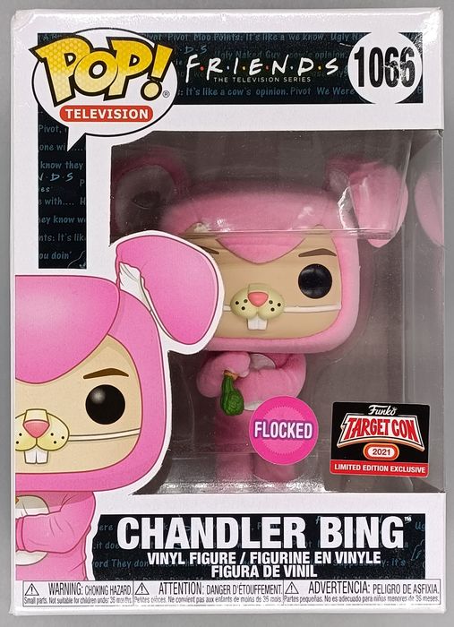 1066 Chandler Bing (Bunny) - Flocked - Friends - Box Damaged Funko POP Funko