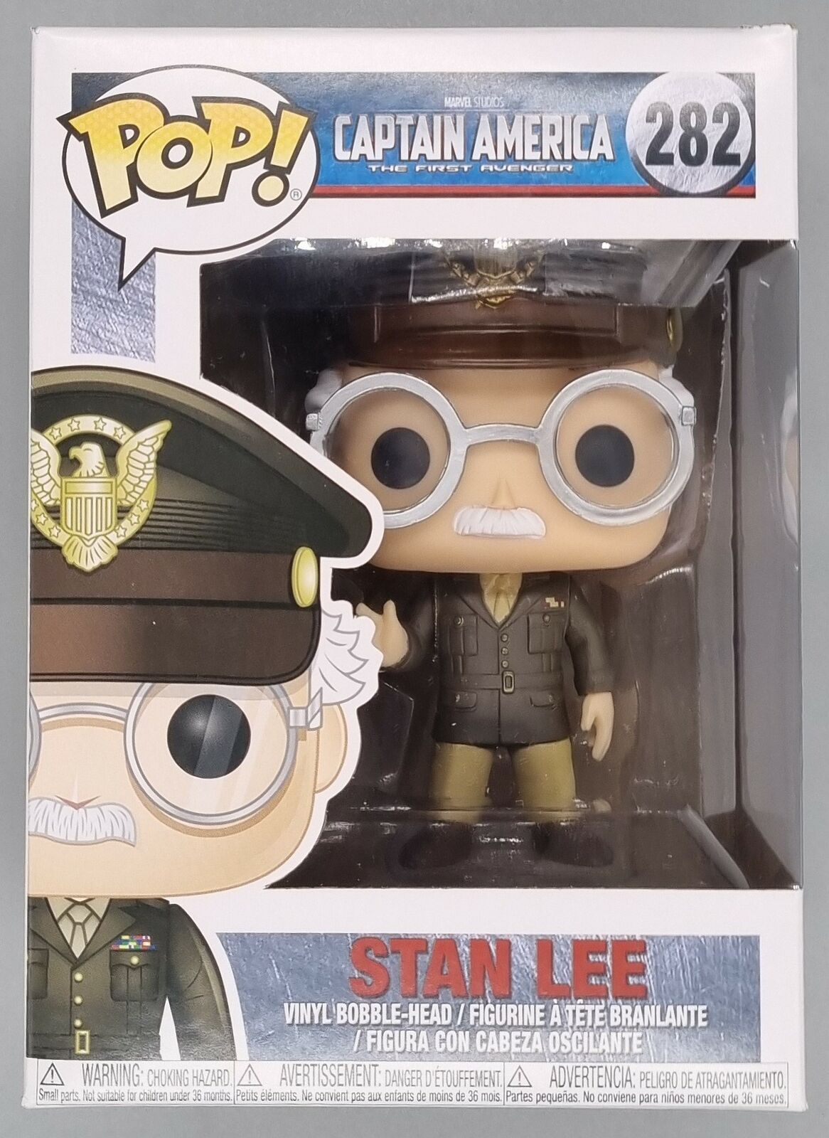 282 Stan Lee (General) - Marvel Captain America Funko POP Funko