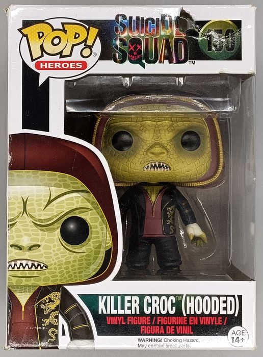150 Killer Croc (Hooded) - DC Suicide Squad - Box Damaged Funko POP Funko