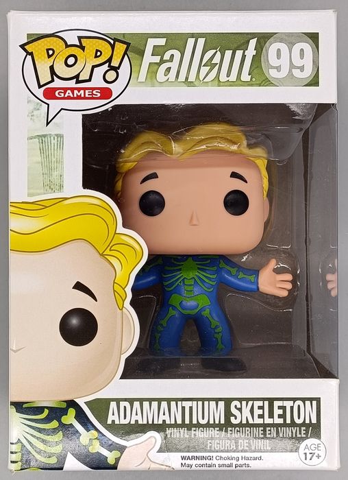 99 Adamantium Skeleton (Vault Boy) - Fallout - Box Damaged Funko POP Funko