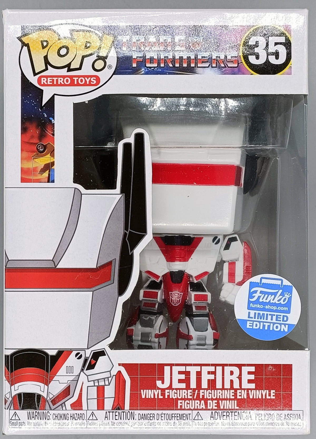 35 Jetfire - Transformers - Box Damaged Funko POP Funko