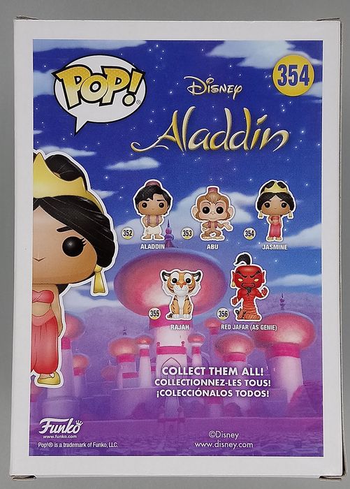 354 Jasmine - Glitter - Disney Aladdin - Exclusive Funko POP