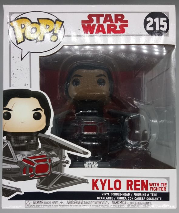 215 Kylo Ren (with TIE Fighter) Deluxe - Star Wars Box Damaged Funko POP Funko