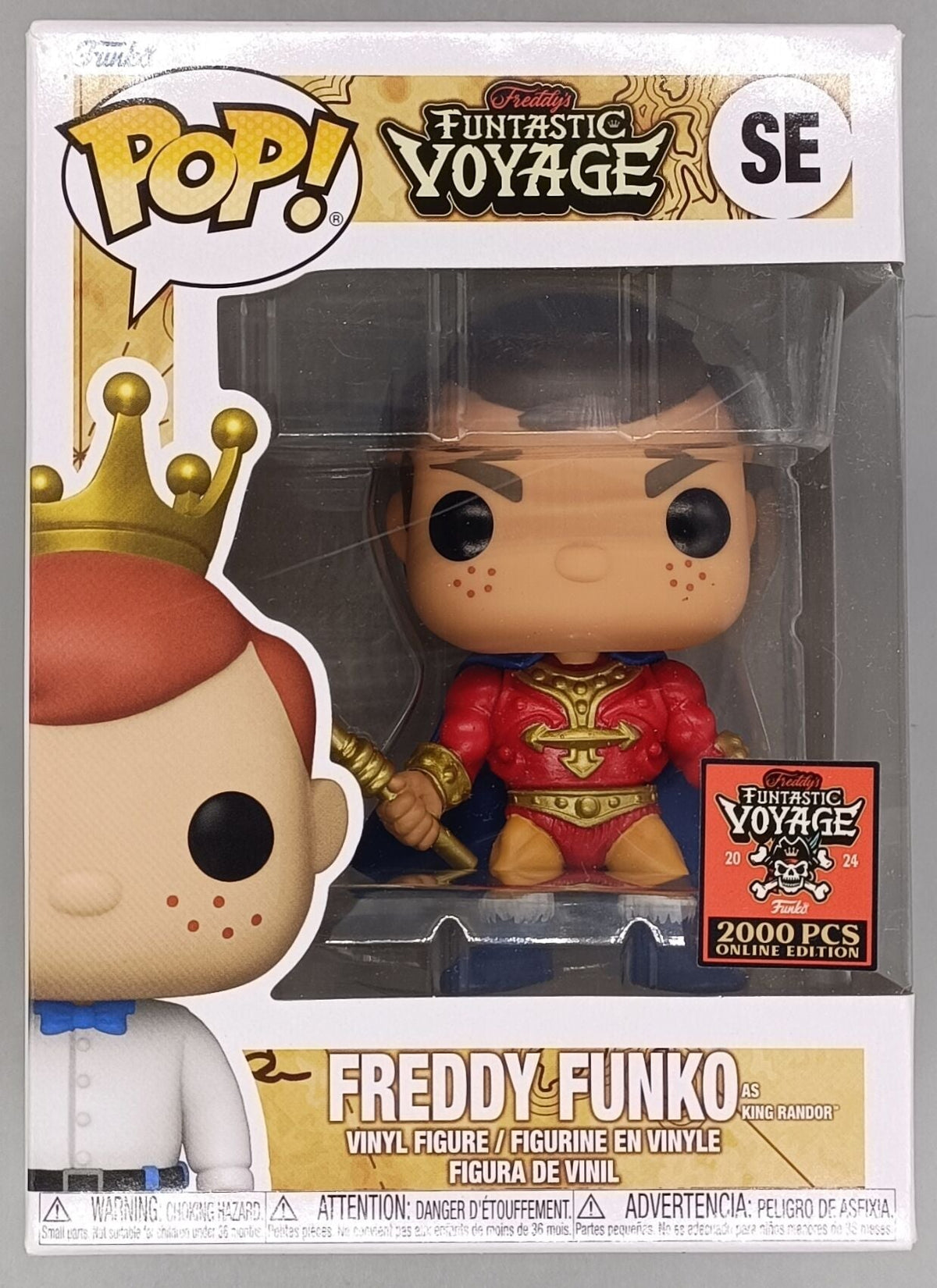 SE Freddy Funko as King Randor - 2000 Limited Edition Freddy’s Funtastic Funko POP Funko