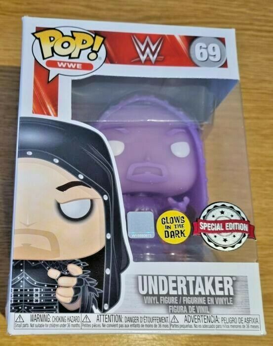 69 The Undertaker (Hooded) - Glow - WWE Funko POP Funko