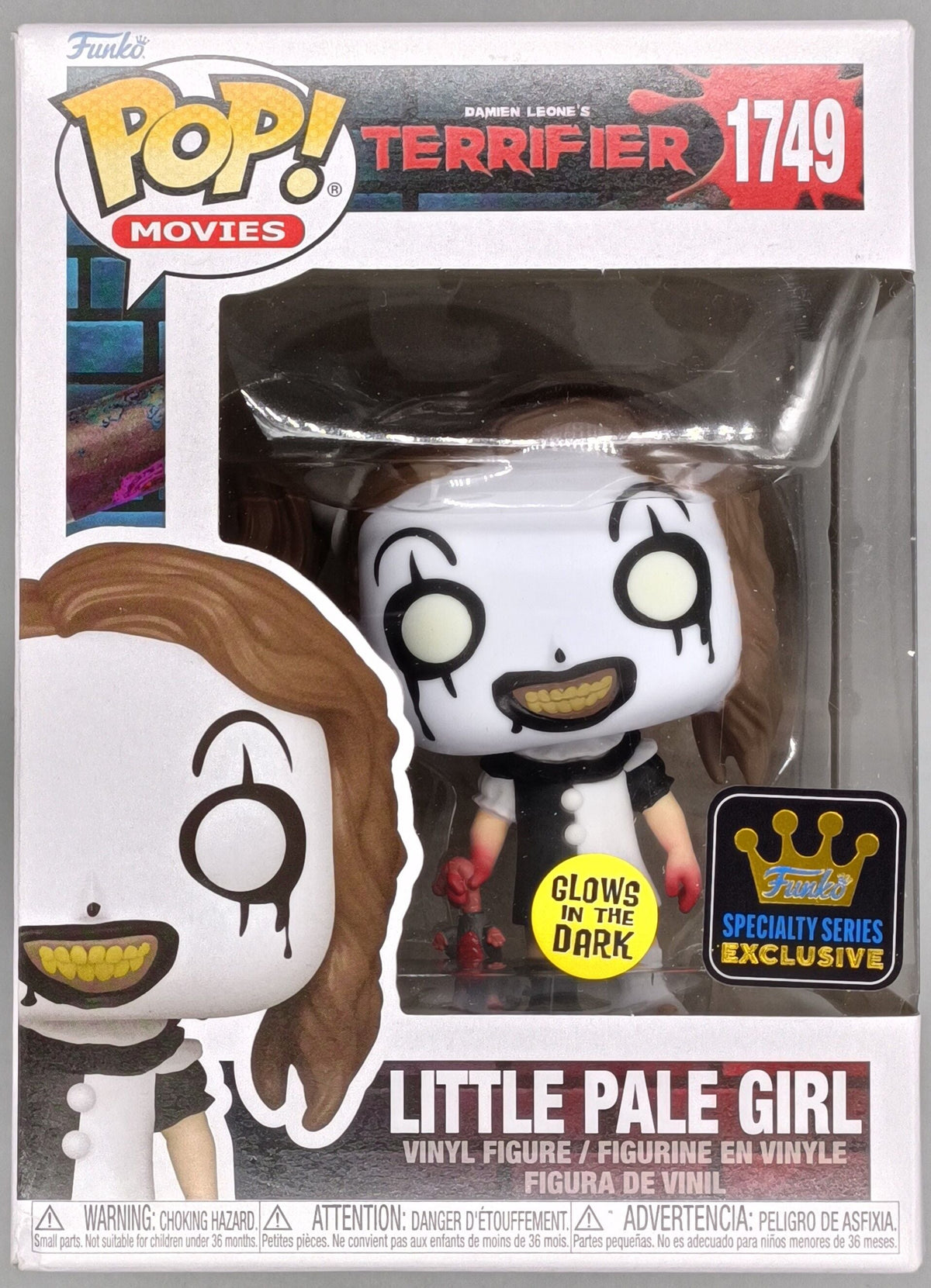 1749 Little Pale Girl - Glow - Terrifier - Horror Funko POP - Brand New Funko