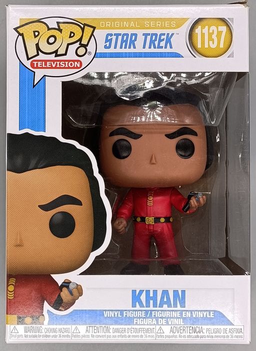 1137 Khan - Star Trek Original Series Funko POP - Box Damaged Funko
