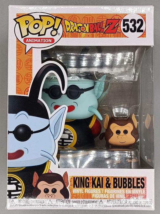 532 King Kai & Bubbles - Dragon Ball Z - Box Damaged Funko POP Funko